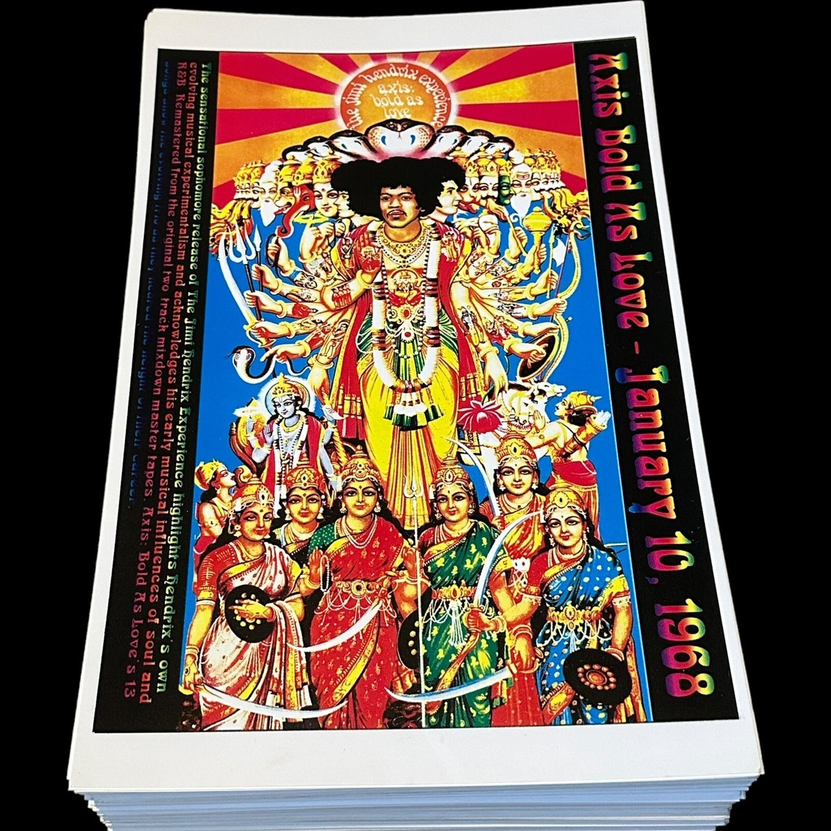 Jimi Hendrix 1968 Poster 11 x 17 (386) | eBay