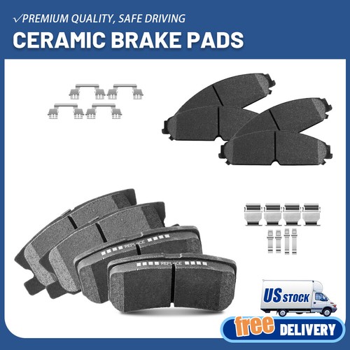 Front and Rear Ceramic Brake Pads for Chrysler 200 Dodge Avenger