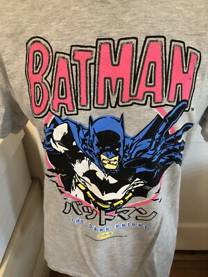 DC Comics T-Shirt Mens L NWT Batman Dark Knight Bruce Wayne Mad