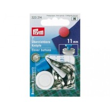 7 BOTTONI DA RICOPRIRE DIAMETRO 11mm CON MACCHINA PER MONTAGGIO PRYM 323214 