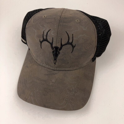 Topography Pattern Rope Hat Field & Stream Deer Rack Hunting Topography Map Pattern Hat | eBay