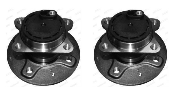 Moog 2X Radnabe Radlagersatz Hinten FüR Toyota Aygo CitroëN C1 II WNB1 KGB1-image