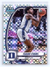 ISAIAH EVANS 2024 Bowman University Chrome 1st #27 X-FRACTOR 
