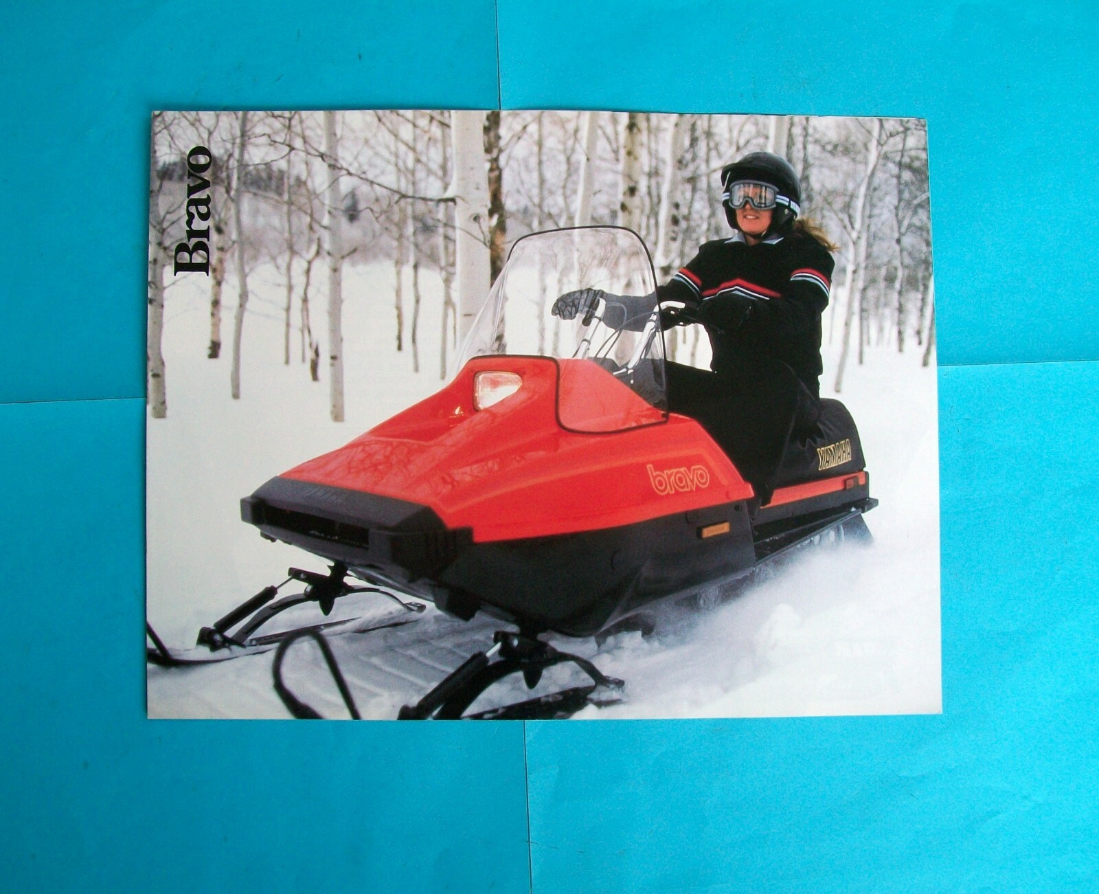 Yamaha BRAVO Snowmobile sales literature/sales brochure (NOSnot a