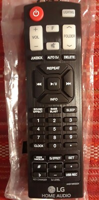 LG AKB74955324 home audio receiver remote 0J98 I SHIP FAST