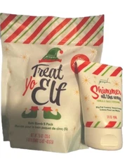 Perfectly Posh Shimmer All The Way Hand Creme & Treat Yo Elf Bath Bombs