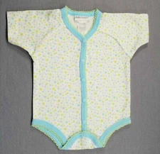 Baby Girl Clothes Babyworks 3-6 Month Polka Dot Ruffle Romper Bodysuit