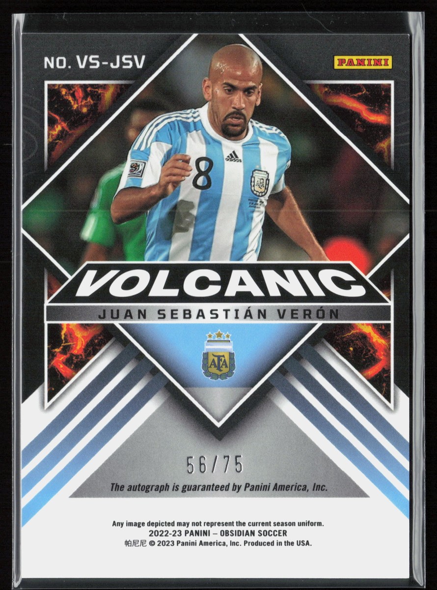 JUAN SEBASTIAN VERON オートカード Juan Sebastian Veron Card 2021-22 Score Signatures Gold (9