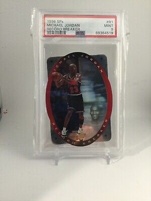 Michael Jordan 1996-97 SPx Record Breaker Holo Die-Cut #R1 Michael Jordan 1996-97 SPx Record Breaker Holo Die-Cut #R1