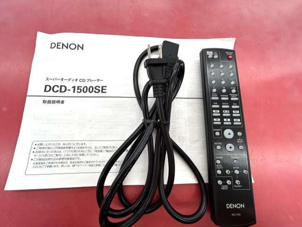Denon DCD-1500SE SACD Player Good Condition Used w/Accessories | eBay