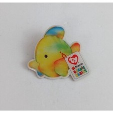 Vintage 2000 Ty Teenie Beanie Babies Coral The Fish Trading Pin