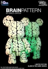 Emilio Garcia Brain Pattern Bear Qee Figure x Toy2R Designer Limited Usato Giappone