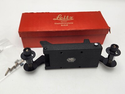 Leica Leitz Wetzlar ELDUR Diapositivkopierer 35mm Film Slide Copier in Box