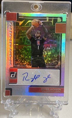 2022 Donruss Reggie Jackson Silver Holo Signature Series Auto