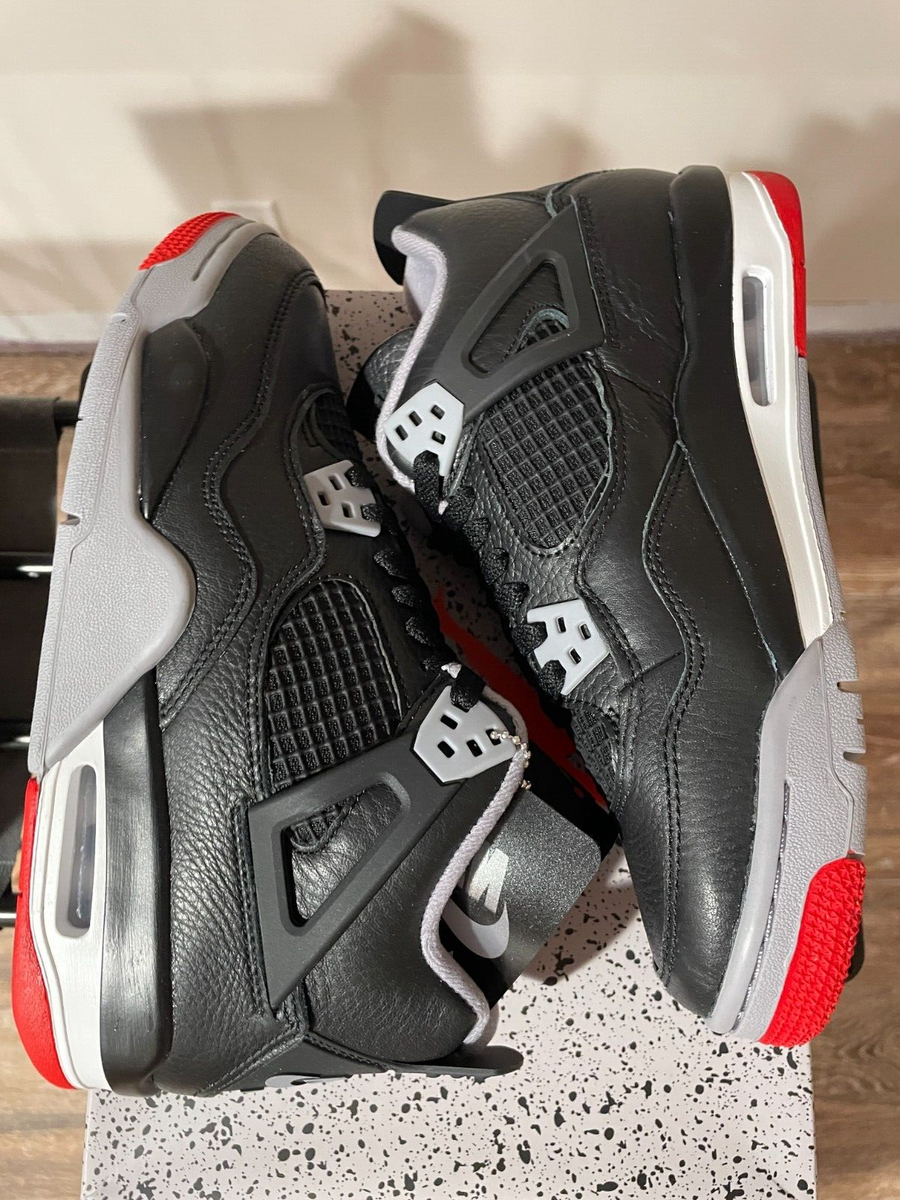 Jordan 4 Bred Reimagined Retro GS 6y / 7.5 Women FQ8213-006 NEW