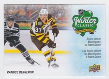 19/20 TIM HORTONS...WINTER CLASSIC..BRUINS DEFEAT BLACKHAWKS AT NOTRE DAME..SE-5