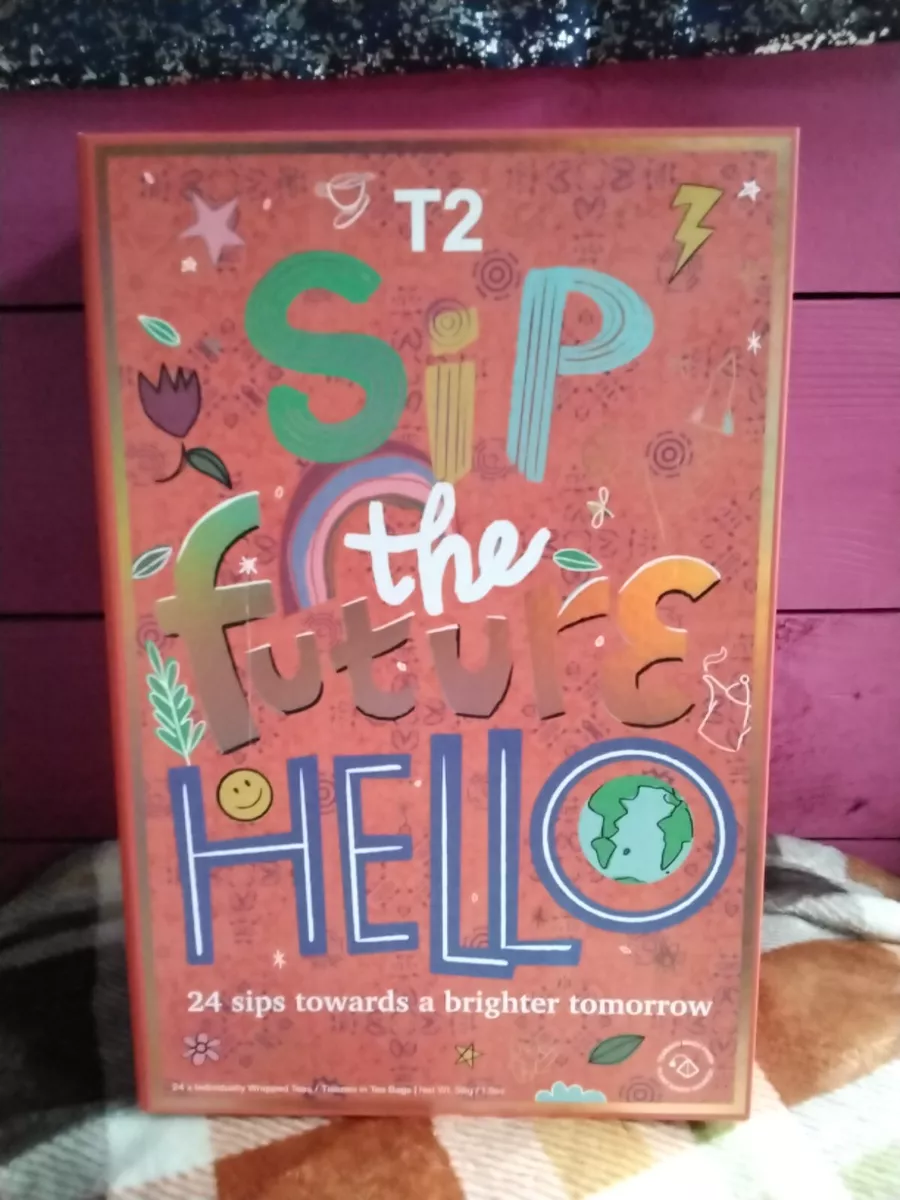 T2 Sip The Future Hello Teabag Advent Calendar The Peppy, 44 OFF