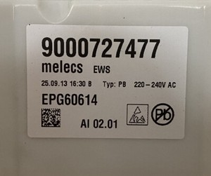Bosch Siemens Neff Constructa Spülmaschine Elektronik MELECS 9000 727 477 EPG606