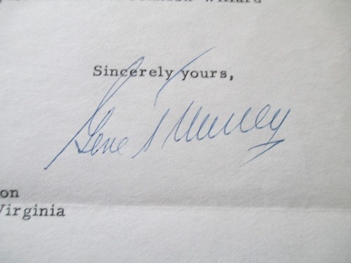 Gene Tunney Signed Typed Letter W/ JFK Content Includes Envelope JSA - Picture 2 of 5