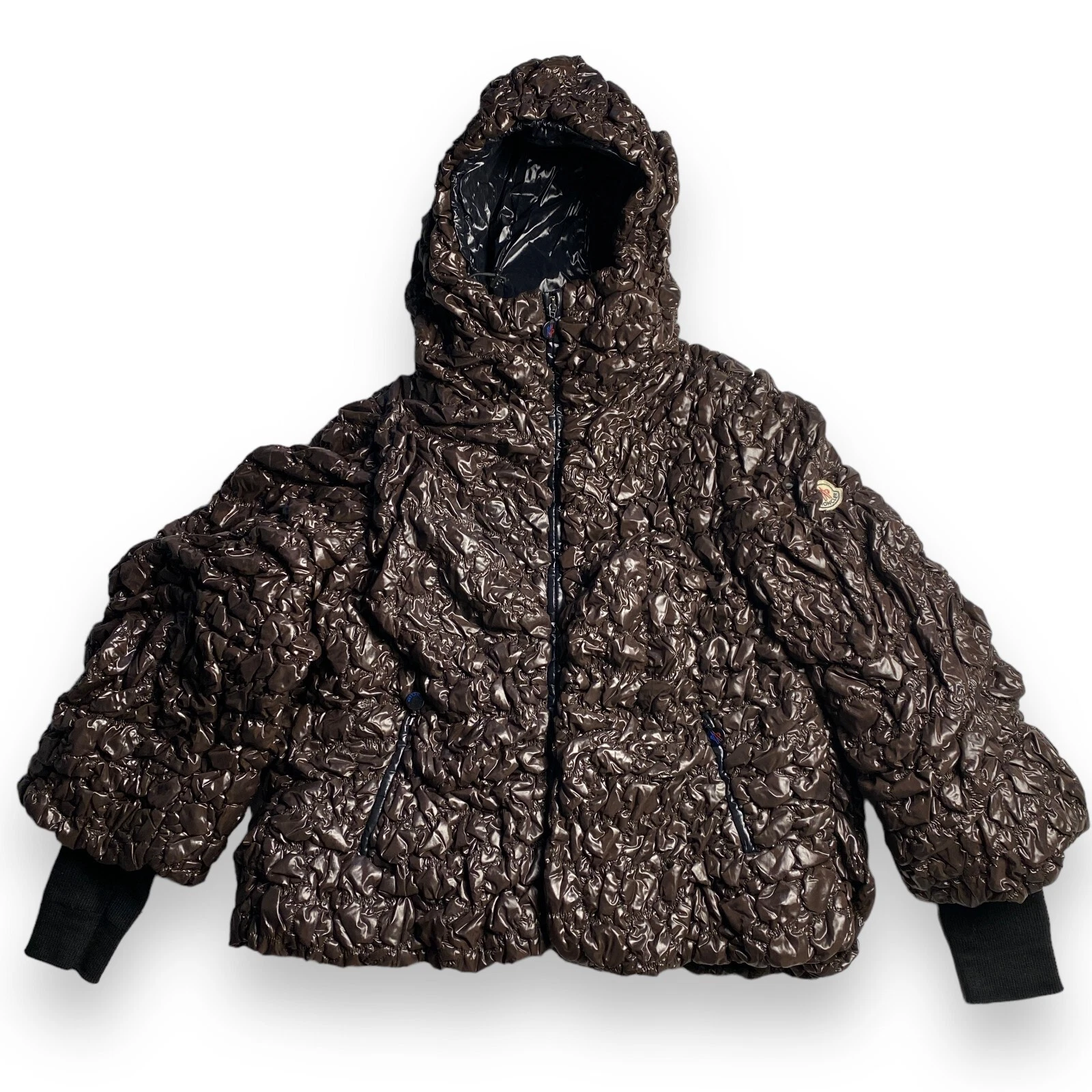 MONCLER SUNBURY RARO piumino vintage marrone donna taglia M