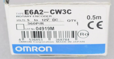 New In Box OMRON Rotary Encoder E6A2-CW3C E6A2CW3C 360P/R