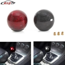 Universal Racing Carbon Fiber Aluminum Manual Car Gear Shift Knob Shifter Lever