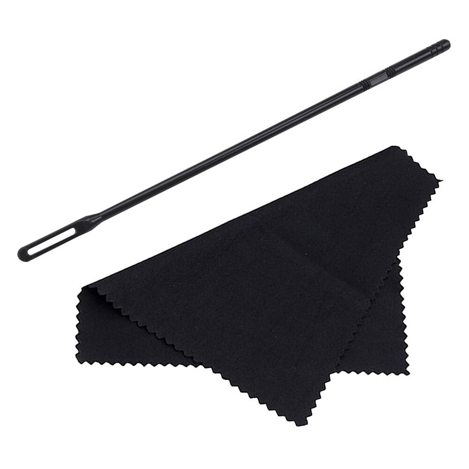 14 inch Flute Cleaning Rod with Cleaning Cloth Woodwind Instruments