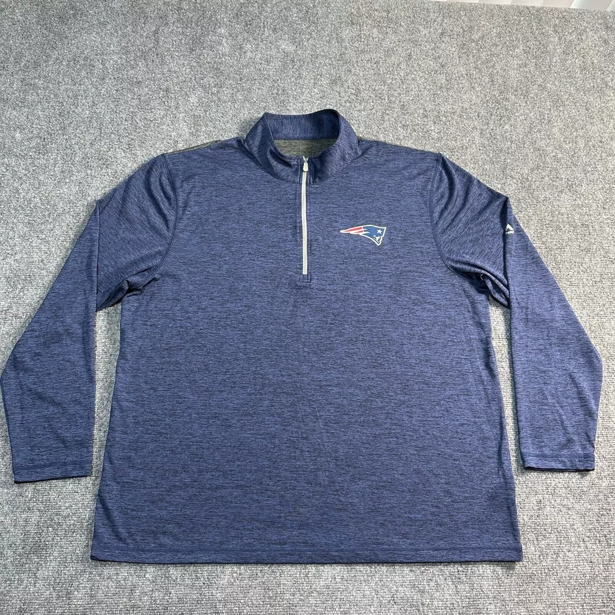 Patriots quarter zip best sale sweatshirt