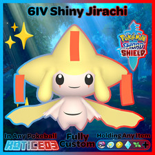 ✨ Ultra SHINY 6IV JIRACHI ✨ Pokemon SWORD and SHIELD Mythical Evnt +MasterBall