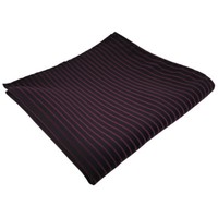 SchöNes Einstecktuch In Lila Violett Schwarz Gestreift - Tuch 100% Polyester