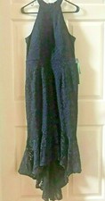 Blu Sage Women's Gown Style# 262753J Catalog 229-3546 Color Navy Size 10 NWT