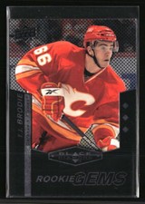 T.J. Brodie 2010 Upper Deck Black Diamond #166 RC Hockey Card