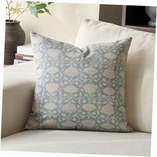Floral Pillow Covers 20x20 Decorative Throw 20" x 20" Pack of 1 Light Blue