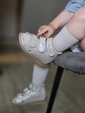 Girls Leather Orthopedic Sandals Star Design Arch Support Summer Shoes EU 18-37