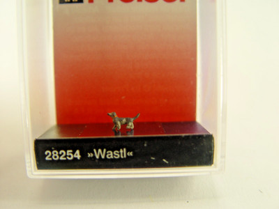 Dackel - Rauhaardackel Wastl  - Preiser HO Figur 1:87 -  28254   #E