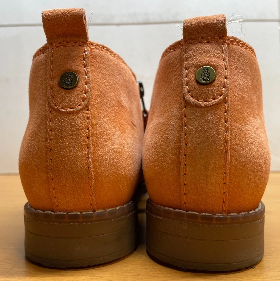 Nuevas Mujeres Hush Puppies Mazin Cayto Jengibre Especias Cremallera Lateral Botines EE. UU. Talla 10 Foto 4 de 4