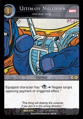 Ultimate Nullifier, One-Way Trip - FOIL - Marvel Exclusives - FOIL - Vs System