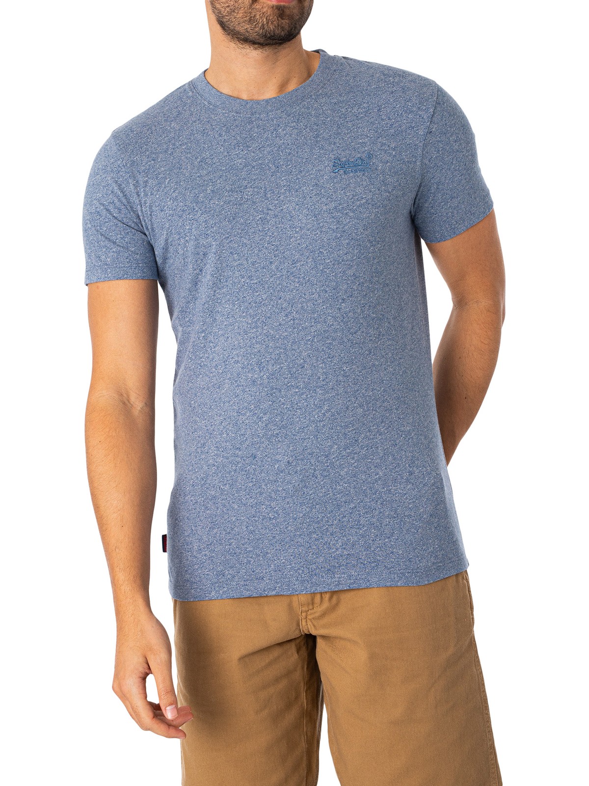 Superdry Mens Essential Logo EMB T-Shirt Blue 7690₽