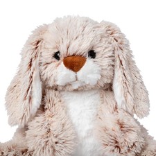 Melissa  Doug Burrow Bunny Stuffed Animal Plushie with Big Feet, Floppy Ears 