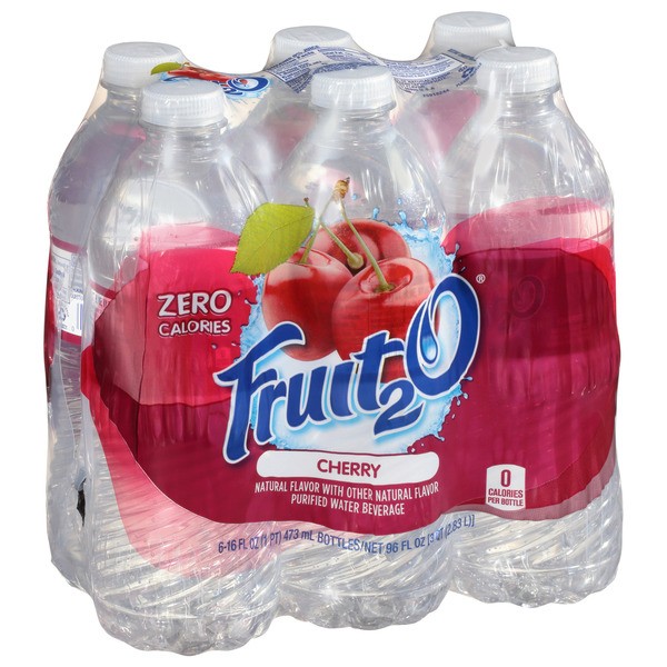 Fruit 2 O Cherry Flavored Water, 24 Count, 16 FL OZ Bottles FREE SHIP!!