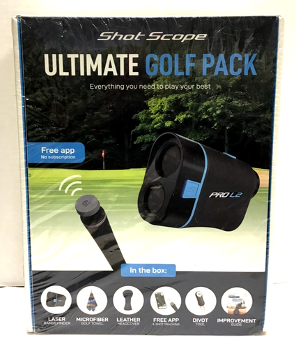 (MA3) Shot Scope Ultimate Golf Pack Rangefinder Divot Tool Guide Pack - Picture 1 of 2