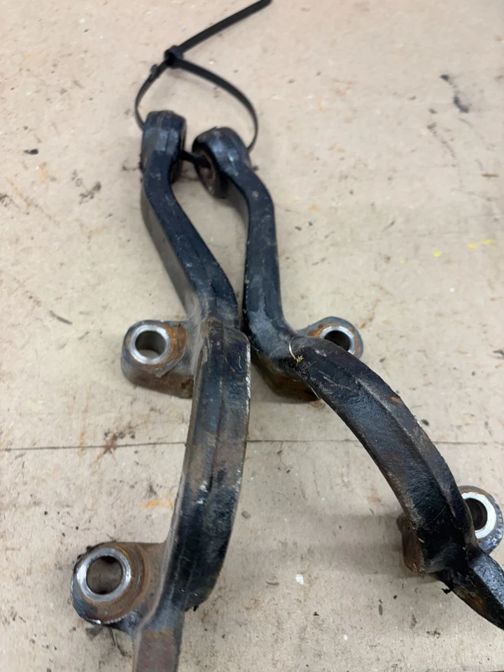 1967 68 69 1970 C10 K10 Chevrolet Gmc tambor delantero freno brazo de dirección conjunto amarre Foto 4 de 4