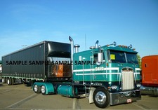 Oregon Truck Photo 5x7 semi truck big rig tractor trailer 1984 Kenworth K100