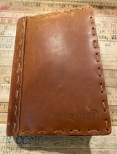 Tesoro Preserve Leather Case Full With 38 Vintage Postcards
