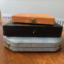 Empty Vintage Knife Box Boxes Cutlery Organising Display Case x 3 Used English