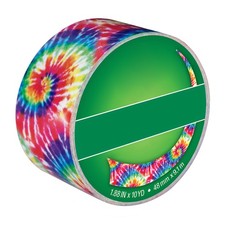 Colorful Duct Tape, Printed Tie Dye Pattern, Love Theme, Single Roll