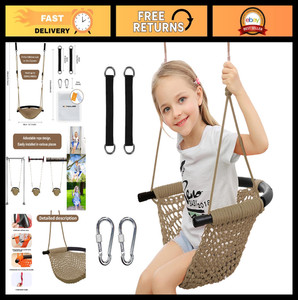 Siège pivotant pour tout-petit réglable pour enfants - Jouer à l'intérieur/à l'extérieur, Amusement dans le jardin