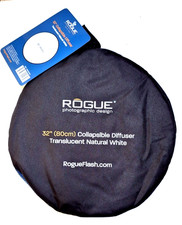 Rogue 2-in-1 Collapsible Diffuser - Translucent/ Natural White 32  NEW