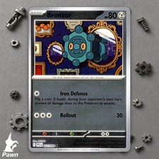 Bronzor Reverse Holo 71/94 Phantasmal Flames Common Pokemon TCG Card Art OKUBO