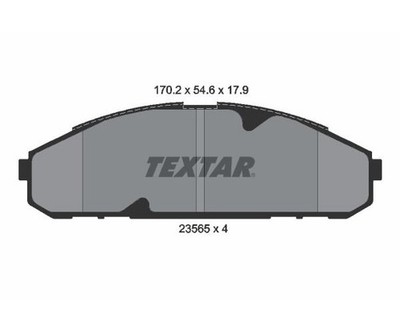 Bremsbeläge VORNE für NISSAN PATROL GR 4 IV (Y60, GR) 4.2 Cat/ 2.8 TD TEXTAR